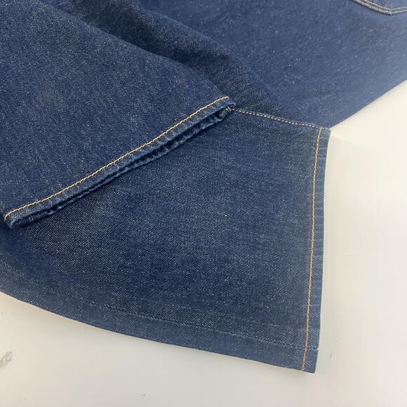 Levis 501 Jeans Mens 36x36 Blue Denim Straight Leg Button Fly Raw 501 - Picture 10 of 13